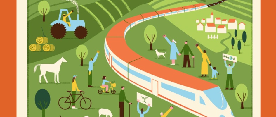 Documento A3 Planetas Ilustración Rosa Claro